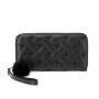 2024 Summer New Women's Wallet Medium Long Handheld Bag Trendy Indentation One Piece Fashionable Love Change Phone Bag Ladies
