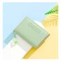 KBW512 Women Short Wallet Cute Multi Card Position Simple Short Card Case Student Cartoon Charm Ladies Tri-fold Coin Purse