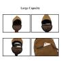Wholesale 2024 waterproof oil wax canvas chest bag men chest sling bag travel crossbody high quality top layer cowhide chest bag