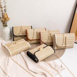 New Bag 2022 Korean Fashion Woven Single Shoulder Messenger Small Square Bag Woman Discount