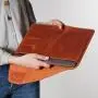 Personalized laptop case, tablet sleeve, custom brand leather laptop sleeve
