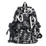 New Large Capacity Graffiti Student Bag Street Cool Male Backpack Female College Student Travel Bag
