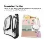 Clear Pvc Crossbody Mobile Phone Storage Bag Transparent Belt Waist Bag Chest Pouch Wallet Purse And Handbags