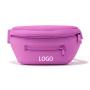 custom multifunctional outdoor running sport soft insulated neoprene fanny pack cross body pouch chest sling waist bag