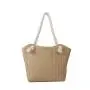 2024 New summer style women's straw bag thick string large capacity tote bag simple seaside beach handbag for women