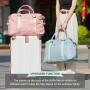 Custom Logo Travel Duffel Bag Sports Tote Gym Bag Shoulder Weekender Overnight Bag for Women