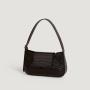 2024 Custom Snake Croco Skin Pu Vegan Leather Ladies Hobo Shoulder Bag Women Handbags