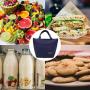 Contracted Style Insulated Lunch Bag Durable Bento Pouch Thermal Insulated Lunch Box Tote Cooler Bag Lunch Container