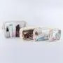 Keymay RTS Fast Shipping Personalized Letter Patch Waterproof Pvc Clear Pouch with Zipper Makeup Bag Pvc Makeup Bag Transparent