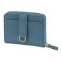 Small Wallets Women RFID Blocking Slim Bifold Leather  Wallet Zipper Coin Purse