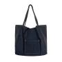 Korean edition women's new casual solid canvas bag fashion trend single shoulder bag large capacity student tote bag