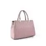 2021 Elegant Stripe Design Customized Ladies Tote Handbags Chic Fashion Vegan Leather Tote Handbags