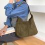 New design Retro PU leather shoulder bag for women Simple plain wholesale handbags ladies fashion Bucket bag