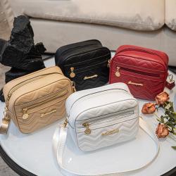 Wave pattern embroidery bag 2024 Korean ladies fashion hundred crossbody bag manufacturers wholesale foreign trade women's bags