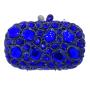 New diamond-encrusted hollowed-out diamond women's bag glass stone clutch bags golden evening bag in stock