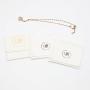 Custom Jewelry Bag Mini Brush Canvas Dust Jewelry Pouch Small Luxury Flap Envelope Pouch For Necklace