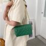 2024  Summer Women's Bag New Fashion Single Shoulder Crossbody Bag  Elegant Diamond Chain PU Bag For Ladies