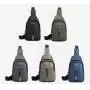 ZR855 Man Chest Bag New Waterproof Shoulder Bag Sports Travel Crossbody Leisure Solid Color Print logo Business High Quality Bag
