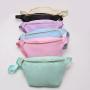 Keymay RTS Stock Low MOQ New Fashion Sling Bag Large Black Jumbo Fanny Pack Cheat Waist Belt Bag Nylon Waist Bag for Women