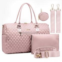LOVEVOOK wholesale custom diaper bag with changing pad ladies nappy bags large Weekender Travel luggage duffel bags for women