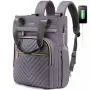 2023 Fashion Quilted Business School Daypack Teacher Nurse Tote Bag Travel High Quality Laptop Backpacks for Women with USB Port