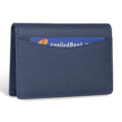 Custom Genuine Leather Bifold Business Wallet Card Holder Leather Slim Passport Leather Wallets
