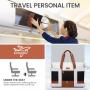3pcs Travel Garment Duffel Bag with Transparent Toiletry Pouch Overnight Bags Carry on Nylon PU Weekender Bag with Packing Cubes
