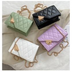 Korean Version Versatile Contrast Color Women's Bag Single Shoulder Diagonal Bag Women's Mini Travel Light Travel Bag