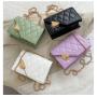 Korean Version Versatile Contrast Color Women's Bag Single Shoulder Diagonal Bag Women's Mini Travel Light Travel Bag