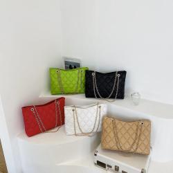 Large Capacity Chain Women Designer Bags Diamond Lattice Tote Fashion Bolsas Para Mujer Softface Stylish Bags For Women