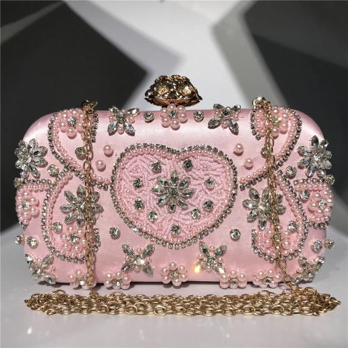 2024 Luxury Handbags Embroidered Diamond Clutch Bag Exquisite Handmade Evening Dinner Bags For Women