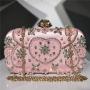 2024 Luxury Handbags Embroidered Diamond Clutch Bag Exquisite Handmade Evening Dinner Bags For Women