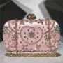 2024 Luxury Handbags Embroidered Diamond Clutch Bag Exquisite Handmade Evening Dinner Bags For Women