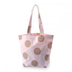 Custom Logo Printed Cotton Tote Bag Personalized Initial Canvas Beach Travel Handle Gift Shipping Bag for Women