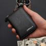OEM186 Zipper Small Wallets Men Genuine Leather Card Holder Coin Pocket Male Purse Brand High Quality Wallets