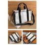 ZF218 Explosive Korean Fashion Canvas Bag Ins Large Capacity Handbag Female Single Shoulder Diagonal Crossbody Tote Bag