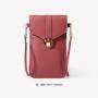 Simple New Phone bag for Women Mini Ins Fashion Messenger Bag Portable Shoulder Bag with a Generation of Hair for Students