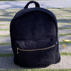 Plush Furry Teddy Backpack Pink Black Brown Sherpa Kids Teenager College Students School Bags Boys Girls Winter Cute Teddy Bags