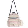 Trendy cute kids girls fashion clear pvc window display school bags ita backpack ita crossbody bags