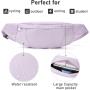 Gelory New Trendy Lightweight Waterproof Polyester Crossbody Bag Colorful Fanny Pack Sports Gym Waist Bag For Women Men