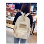 ZF121 Shoulder Bag Men Casual Students Schoolbag Female Fashion Hundred Travel Backpack Nylon Breathable Load Reduction