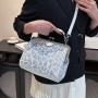 HR563 New Fashion Style Dinner Party Clutch Bag Personalized Sequin Clip Handheld Bag Chain Strap One Shoulder Crossbody Bag