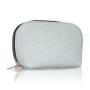 OEM/ODM leather cosmetic bag waterproof travel toiletry organizer leather make up bag