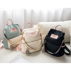 Fashion Student Simple Multifunction Travel Bag Large Capacity Oxford Waterproof School Backpacks With Zipper
