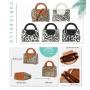 SUSEN CHRISBELLA 2022 Wholesale PU leather custom hand bags ladies 2022 womens custom hand bag ladies