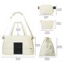 Travel Duffel Bag Sports Tote Gym Bag Shoulder Weekender Overnight Bag for Women