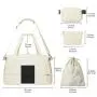 Travel Duffel Bag Sports Tote Gym Bag Shoulder Weekender Overnight Bag for Women