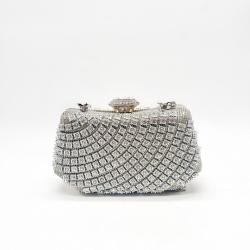 Fashionable hand-held rhinestone grand women's party bag clutch bag