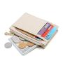 Custom Logo PU Leather Women Credit Card Holder RFID Blocking Slim Card Holder Wallet cartera de mujer