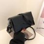 Fashion Women Bag PU Fabric Easy Clean Sweet Square Shape High Quality Shoulder Bags Solid Color